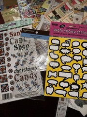 HUGE Lot of Words, Phrases Flowers Baby Safari Craft Stickers