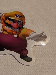 Wario from Super Mario Bros Sunshine Nintendo Decal Sticker 1.75″