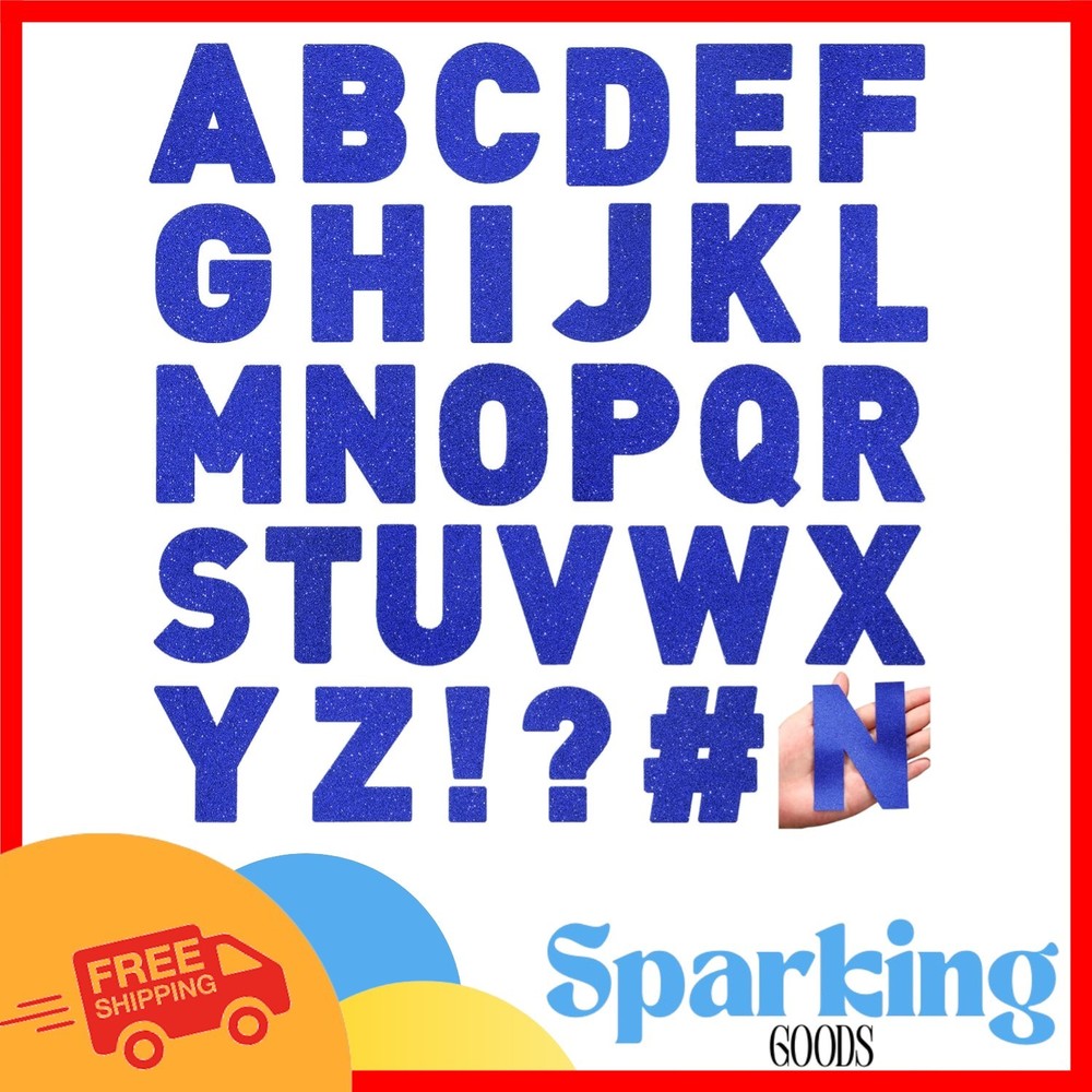 Creative 232 Pcs Glitter Letter Stickers – Ideal for Bulletin Boards & Mailboxes