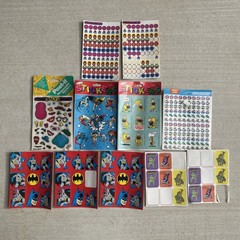 Vtg Sealed & Loose 80s DC Super Hero Batman Grimmy Gibson Greetings 20+ Sheets