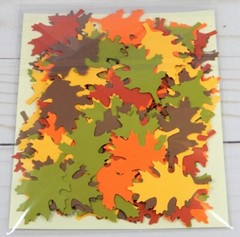 100 OAK LEAVES, Punchies/Die Cuts, Fall/Autumn, 20 Each of 5 different Colors