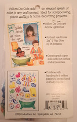 PAPER REFLECTIONS VELLUM DIE CUTS BATH TIME