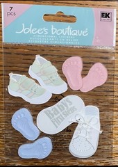 RARE! Jolees Baby’s 1st Steps Shoes Footprints Boy Or Girl Toddler Infant First