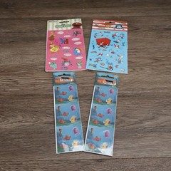 Vintage Sandylion Sesame Street Cat in the Hat Disney Finding Nemo Sticker Lot