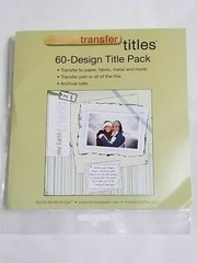 NEW MME Transfer Titles 60-Design Scrapooking Kit Holidays Sports Seasons -E