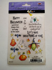 Lot of HALLOWEEN FALL Stickers Scrapbook New & Open Packages GOOGLE EYES SKULL
