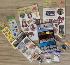 Over 450 PIECE Ephemera/Stickers/ALBUM Cover DIY Journal L👀K @Pic. To See All