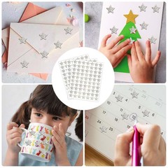2100 Pcs Star Stickers, Glitter Star Stickers for Reward Chart 30 Sheets Rewa…