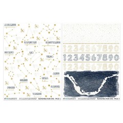 49 & Market – Starlight Dreams – 6×8 Blendible Rub-on Transfers, DSD-30679