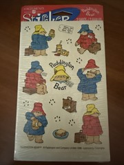 New Vintage Paddington Bear American Greetings Forget Me Not Stickers 1998