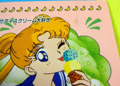 Sailor Moon Ice Cream Trading Card Sticker