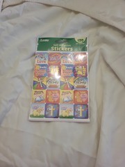 Lot Of 5 Packages Of New Religious Stickers Perfect For VBS,Sunday School.