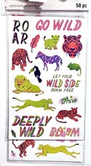 Go Wild Tiger Stickers Scrapbooking Gems Card Recollections
