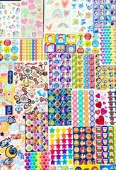399+ Pcs. Scrapbook Sticker Lot Stickers wholesale bulk lots stickers retro yang