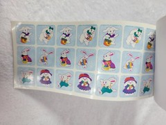 164 DM Value Pack Easter Colorful Vintage Egg Peep Stickers Booklet