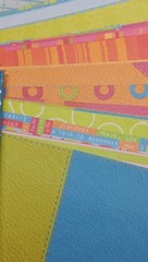 Scrapbooking Lot- 8.5 x 8.5 Scrapbook with paper and Embellishments
