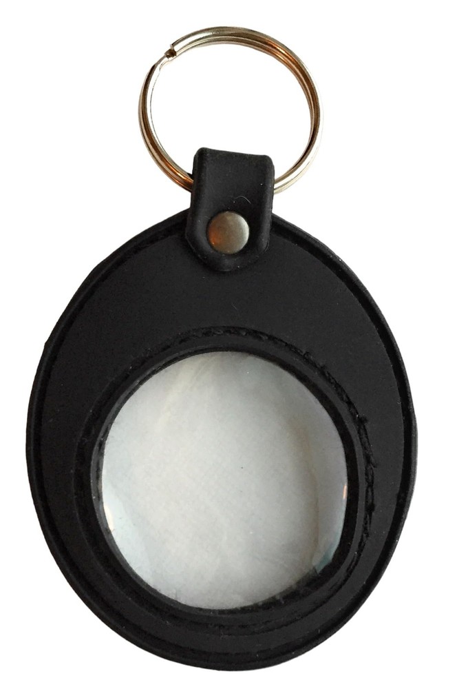 RecoveryChip Universal AA Medallion or Coin Holder Keychain Black Soft Silicone