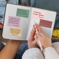 Faith & Grace Sticker Pack by Puraesla -156PCS Bible Verse Stickers, Vintage