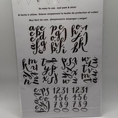 Me & My Big Ideas mambiSTICKS Celebrate Black Script Letter Stickers 10 Sheets