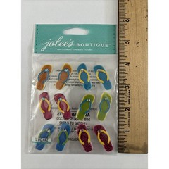 Jolee’s Boutique Flip Flop Summer Beach Pool Scrapbooking Stickers