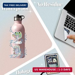 300 PCS Book Stickers for Kindle, Bookish Sticker Pack Reading Glitter Waterproo