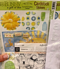 Scrapbooking Kits Spring Theme Stickers Papers Metal Accents Lettering Rub-Ons