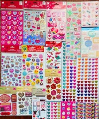 979+ Theme STICKERS! Animals Hearts Stars Rainbows Unicorns Princess Superheroes