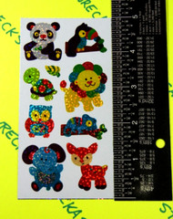 Baby Woodland Animals Prismatic Small Sticker Sheet