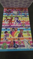 Lisa Frank Over 400 Stickers! 5 Sticker Sheets NEW
