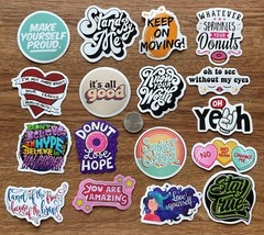 Stickers Motivational Quote Skateboard Vinyl Laptop Luggage Decal Flask Fun 50pc