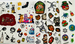 100 Random Disney Princess Good and Evil Queen Halloween Stickers Aurora Aladdin