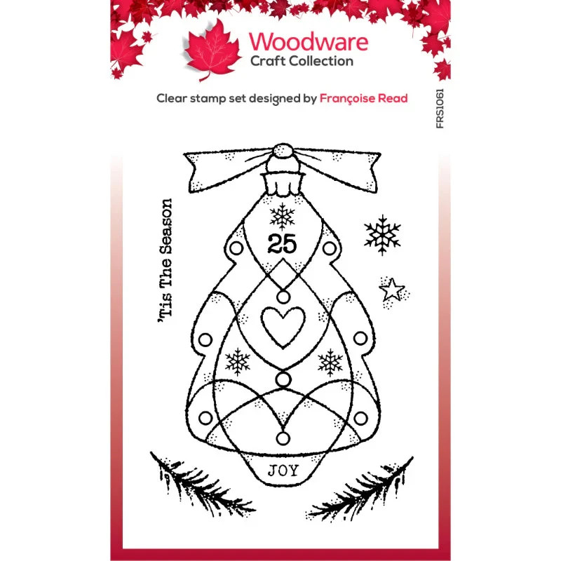 Woodware Craft Clear Stamp – GLASS TREE