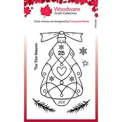 Woodware Craft Clear Stamp – GLASS TREE