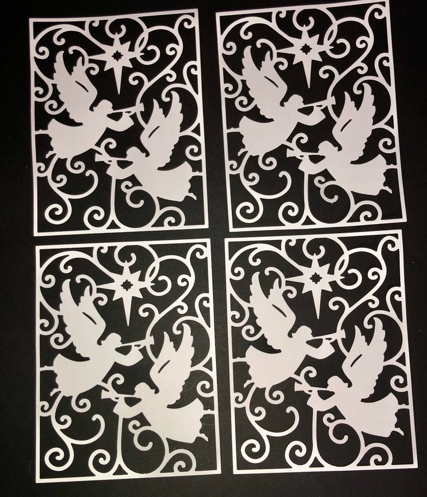 💎5 ANGELIC ANGEL💎 cardstock paper die cut embellishments