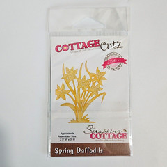 Cottage Cutz Die Lot of 5 Spring Daffodils Watering Can Love Birds Tea Rooster
