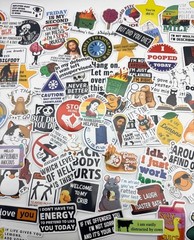 NEW Meme Stickers 15 Pcs Funny Humor Laptop Water Bottle Savage Snarky Sassy