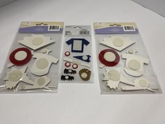Miss Elizabeth’s/Keepsake Essentials Scrapbook Stickers – Baseball – Lot of 3
