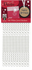 6 – Hot Off The Press Dazzles White Jewel & Family and Friends Sheets of Sticker