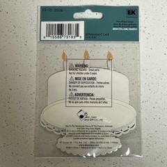 Jolee’s By You Happy Birthday Cake Scrabook Dimensional Sticker
