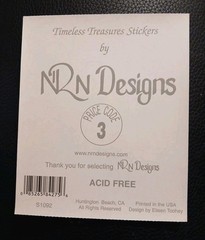 VERY RARE & HTF Vintage Sticker Sheet NRN Designs -SWEET DREAMS /SLUMBER PARTY