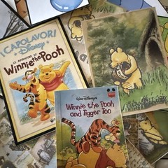 HUGE lot 110+ piece ( Winnie the Pooh) Junk Journal Ephemera read description