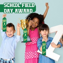 100 PCS Field Day Participant Award Ribbons Winner Recognition Prizes Set