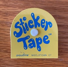 Vintage Stickers Sticker Tape – Rainbow – «Shelley» – Never Used