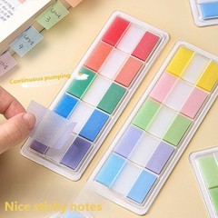120Sheets Clear Adhesive Label Sticker 38x25mm Adhesive Note Book Page Marker