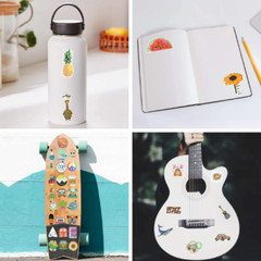 200 PCS. Random large fun stickers. For water bottle, laptop, skateboard and mor