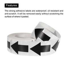 Arrow Sticker Labels 1000 Count 1.3×2 Inch Black for Scrapbooking DIY Craft