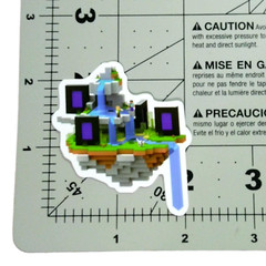 Minecraft Sticker Nether Portal Glossy