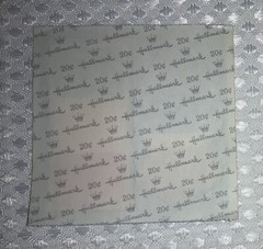 Vintage Hallmark Paint/Watercolor & Paintbrush Stickers on ~3 x ~3 Inch Sticker