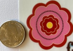 STARBURST CUTE Rub-On(3”x 6”)MME Girl•Flowers•Monogram•Darling•Teen •Garden•
