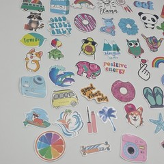 Cute Animals & Insects Sticker Lot – Multicolor Assorted Scrapbooking Designs